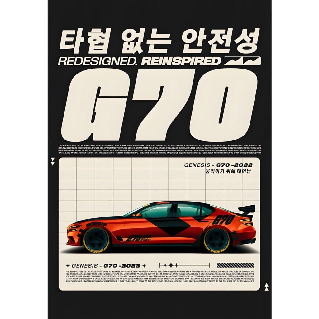 GENESIS G70 | CONCEPT CARS | CAR POSTERS