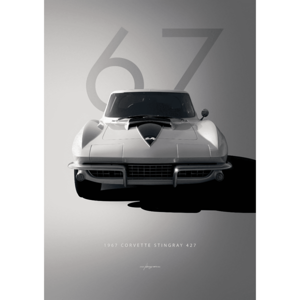 1967 CORVETTE STINGRAY 427 | VINTAGE CARS | CAR POSTERS