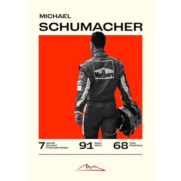 MICHAEL SCHUMACHER | CAR POSTERS